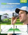 Acer Golf Rangefinder with Slope - 1200 Yards Laser Range Finder for Hunting, 6X Magnification Rangefinders Golf with Flag Pole Locking Vibration, Rechargeable Magnetic Golfing Gift for Men