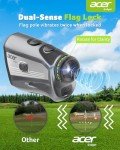 Acer Golf Rangefinder with Slope - 1200 Yards Laser Range Finder for Hunting, 6X Magnification Rangefinders Golf with Flag Pole Locking Vibration, Rechargeable Magnetic Golfing Gift for Men