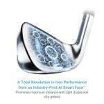 Callaway Golf Paradym AI Smoke Max Fast Individual Iron (Right Hand, Graphite, Light (R2), 5 Iron)