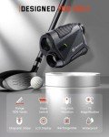 Bestsee Golf Rangefinder with Slope - 1500 Yards Laser Range Finder Golf for Hunter,High-Precision Flag Pole Locking Vibration,7X Magnification, USB-C Rechargeable Rangefinders Magnet Strip