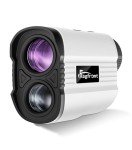 Flagfront Range Finder Golf, 1100 Yards Laser Rangefinder, 6X Magnification with Flag Pole Lock Vibration for Golfing, Must Have Golf Accessories