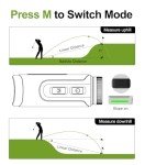Flagfront Range Finder Golf, 1100 Yards Laser Rangefinder, 6X Magnification with Flag Pole Lock Vibration for Golfing, Must Have Golf Accessories