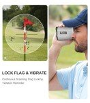 Flagfront Range Finder Golf, 1100 Yards Laser Rangefinder, 6X Magnification with Flag Pole Lock Vibration for Golfing, Must Have Golf Accessories