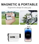 Flagfront Range Finder Golf, 1100 Yards Laser Rangefinder, 6X Magnification with Flag Pole Lock Vibration for Golfing, Must Have Golf Accessories