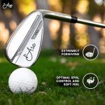 ASE Premium Forged Golf Wedge 3 Piece Set - Full Face Grooves + Milled Face Golf Wedges for Men 52 56 60 Degree Set Corded Grip for Increase Control and Comfort