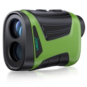 Jiskan Pro Laser Golf Rangefinder with Slope Magnetic 1200 Yards 7X Magnification Flag Pole Locking Rechargeable Range Finder Golf Accessories Gifts for Men