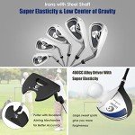 OFFICEJOY Golf Clubs Set, Complete Golf Clubs Set w/Golf Stand Bag, 460cc Alloy Driver, 3# Fairway Wood, 4# Hybrid, 6#, 7#, 8#, 9# & P# Irons, Free Putter, Portable Golf Set for Men Women, Blue