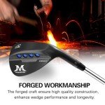 MAZEL Forged Golf Wedges for Men - Individual 48 52 54 56 58 60 Degree Wedge Left/Right Hand Gap Wedge,Sand Wedge,Lob Wedge,Milled Face for More Spin