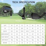 MAZEL Forged Golf Wedges for Men - Individual 48 52 54 56 58 60 Degree Wedge Left/Right Hand Gap Wedge,Sand Wedge,Lob Wedge,Milled Face for More Spin