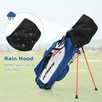 OFFICEJOY Golf Clubs Set, Complete Golf Clubs Set w/Golf Stand Bag, 460cc Alloy Driver, 3# Fairway Wood, 4# Hybrid, 6#, 7#, 8#, 9# & P# Irons, Free Putter, Portable Golf Set for Men Women, Blue