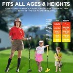 KINGTOP Adjustable Golf Putters for Men and Women, Two-Way Golf Putter Club for Kids | Teens | Adults, Putting Training Combo Pack with Putting Cup and Practice Foam Balls, 2-Pack
