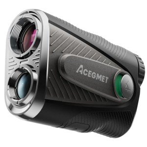 ACEGMET Golf Rangefinder with Slope - 1300 Yards Laser Range Finder with Coach Mode, Golf Scope Distance Finder 7X Magnification 0.1s Flag Pole Locking Vibration Magnetic USB C Rechargeable