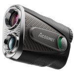 ACEGMET Golf Rangefinder with Slope - 1300 Yards Laser Range Finder with Coach Mode, Golf Scope Distance Finder 7X Magnification 0.1s Flag Pole Locking Vibration Magnetic USB C Rechargeable