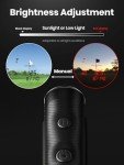 ACEGMET Golf Rangefinder with Slope - 1300 Yards Laser Range Finder with Coach Mode, Golf Scope Distance Finder 7X Magnification 0.1s Flag Pole Locking Vibration Magnetic USB C Rechargeable