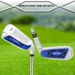 XINGGM Golf Chipper,Wedge/Chipper Golf Club for Men Right Handed,35/45/55/60 Degree Pitching Wedges 35inch (Blue, 55 Degrees)