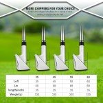 XINGGM Golf Chipper,Wedge/Chipper Golf Club for Men Right Handed,35/45/55/60 Degree Pitching Wedges 35inch (Blue, 55 Degrees)