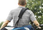 Izzo Golf Izzo Ultra-Lite Stand Golf Bag With Exclusive Features, Black/Gray/Red, 11-way top