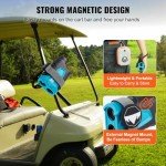 VEVOR Golf Rangefinder, 1000 Yards Laser Golfing Hunting Range Finder, 6X Magnification Distance Measuring, Golfing Accessory with External Magnet Mount, High-Precision Flag Lock, Slope, and Batteries