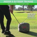 GoSports Golf Swing Bag, Impact Position Trainer - Master Proper Club and Hand Position at Impact, Great for All Skill Levels, Blue