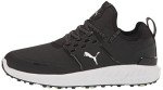 PUMA Men's Ignite Articulate Wide Golf Shoe, Black Silver Black, 11.5