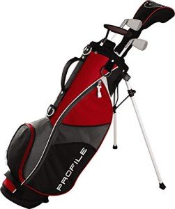WILSON Golf Profile JGI Junior Complete Golf Set — Small, Red, Left Hand