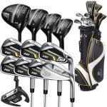 PGF Men's Gold TP Complete Golf Club Package Set [17-Pieces] [Hand: Right] [Length: Standard]