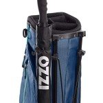 Izzo Golf Izzo Ultra-Lite Stand Golf Bag with Dual Straps & Exclusive Features, Navy Blue/Light Blue