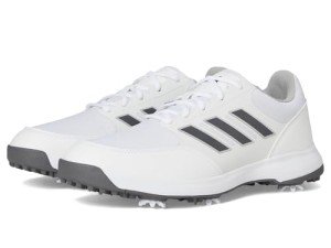 adidas Men's Tech Response 3.0 Golf Shoes, Footwear White/Dark Silver Metallic/Silver Metallic, 11