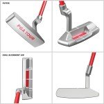 PGA Tour G1 Series Kids Red Golf Club Set with 6 Clubs, Stand Golf Bag & 10 Total Pcs | Golf Clubs and Sets for Heights 4'1" - 4'8" | Complete Golf Club Sets | Young Men & Women Golf Clubs Ages 5-8