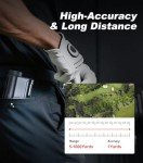 Golf Rangefinder with Slope, 1000 Yards Range Finder Golf, 6X Magnification, Flag Pole Locking Vibration, Recharable Golf Range Finder