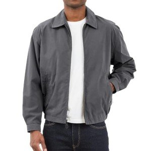London Fog Men's Auburn Zip-Front Golf Jacket (Regular & Big-Tall Sizes), Iron, XX-Large