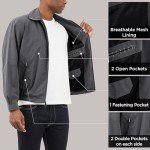 London Fog Men's Auburn Zip-Front Golf Jacket (Regular & Big-Tall Sizes), Iron, XX-Large