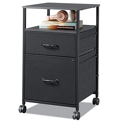 Mobile File Cabinet with Printer Stand