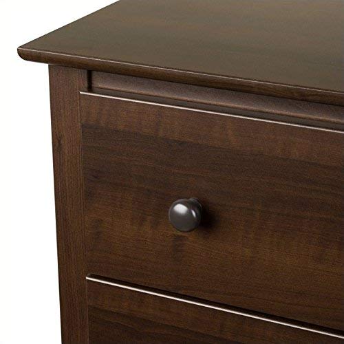 Edenvale Espresso Tall Nightstand with Cubbie
