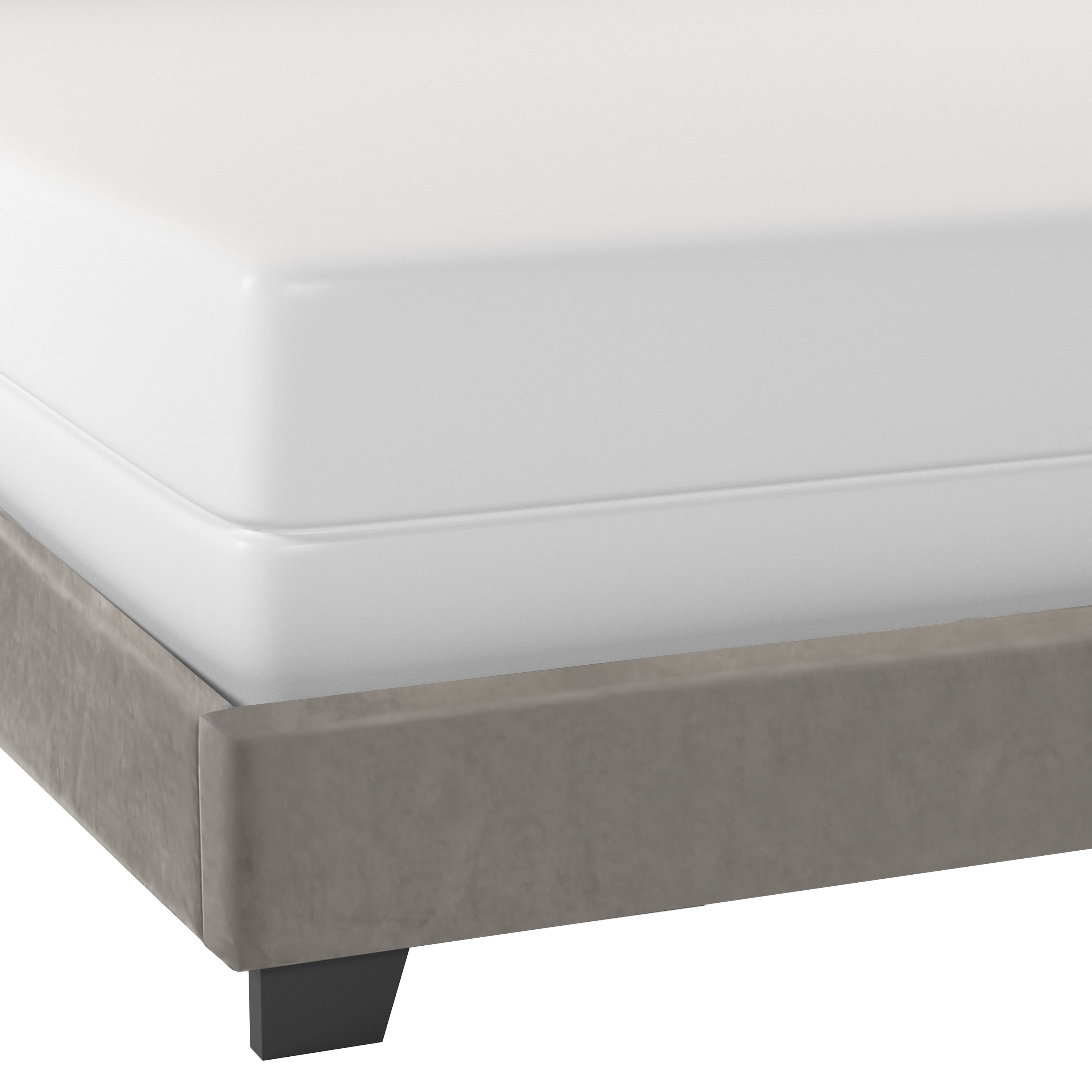 Hillsdale's Reece Channel Stitched Queen Bed in Grey