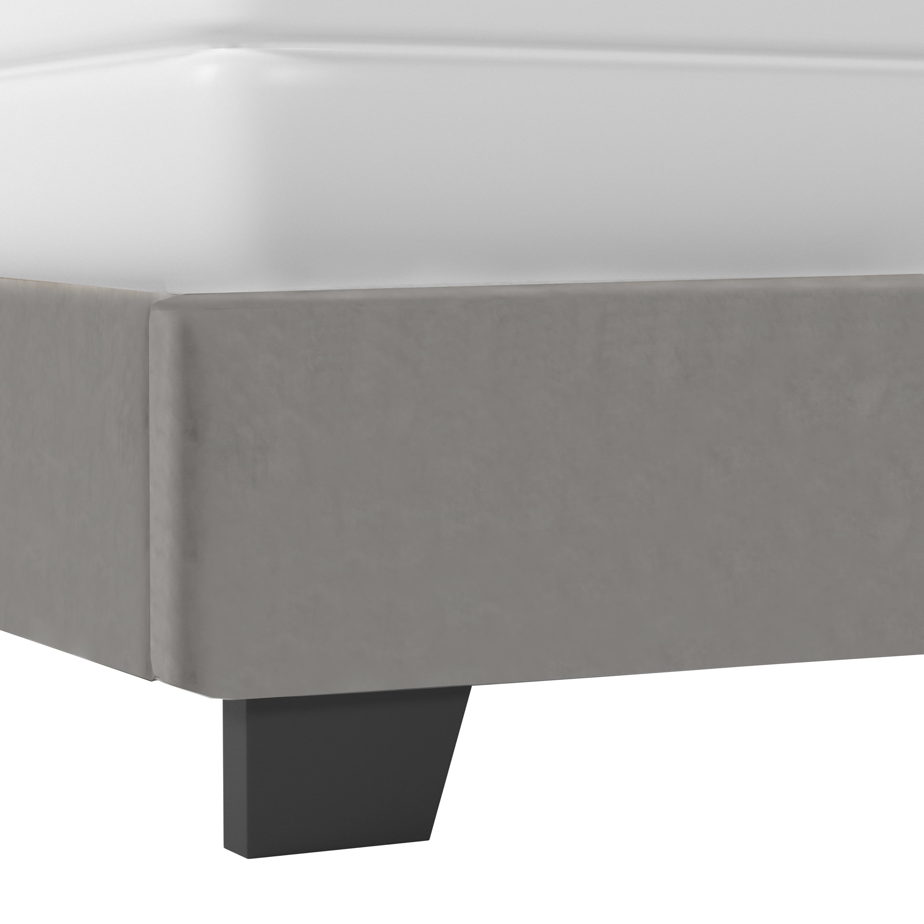 Hillsdale's Reece Channel Stitched Queen Bed in Grey