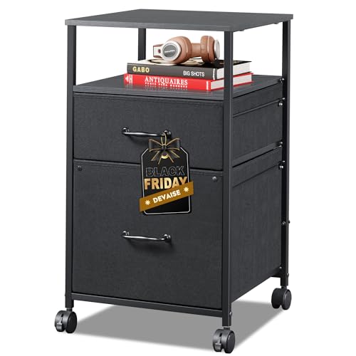 Mobile File Cabinet with Printer Stand
