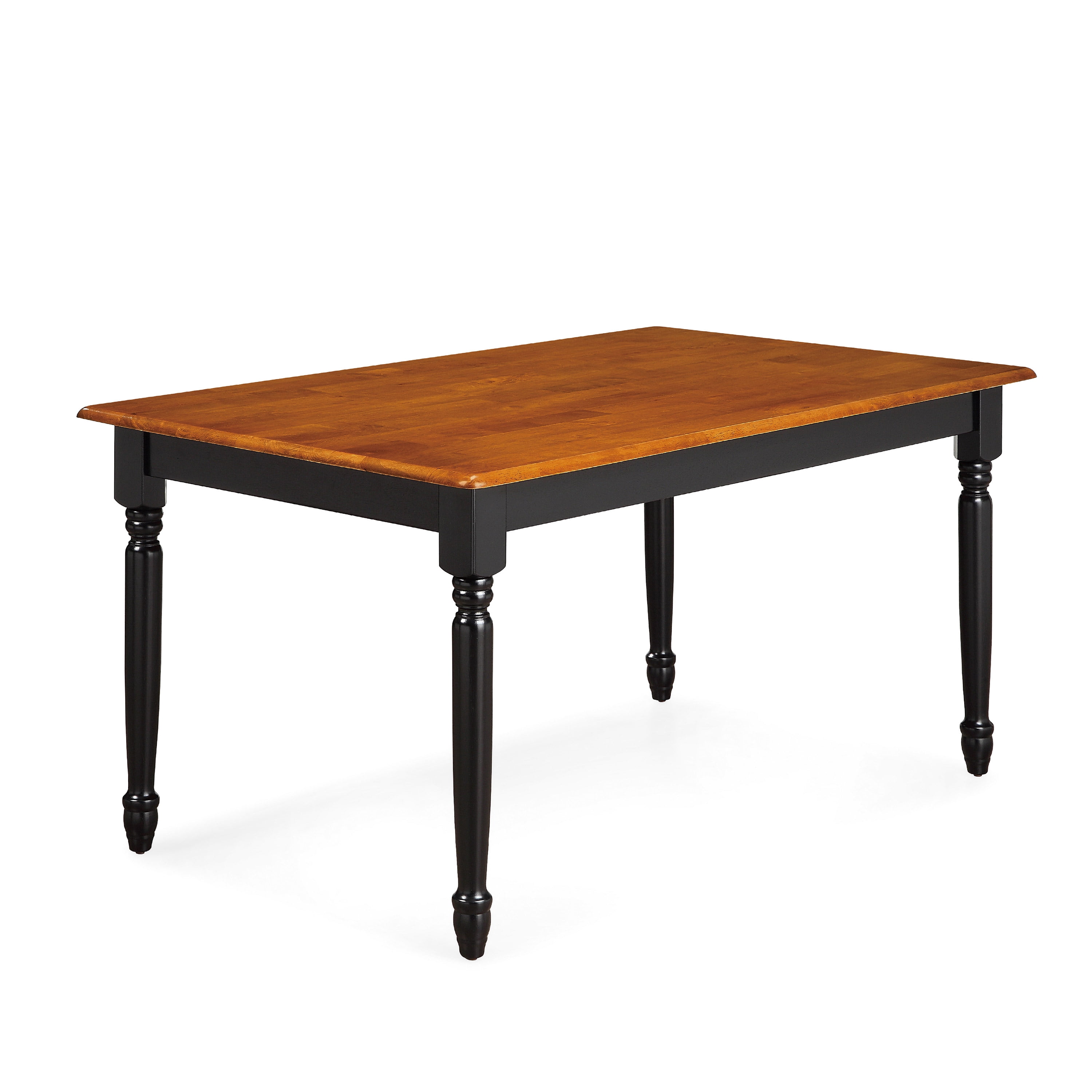 Autumn Lane Farmhouse Dining Table, Black/Oak