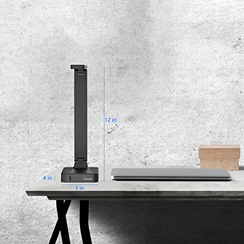 LED Desk Lamp with USB and AC Outlets