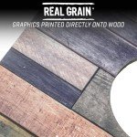 GoSports 4 x 2 ft Regulation Size Wood Cornhole Board Set - Scrapwood Design, Includes 2 Boards, 8 Bean Bags, Carrying Case and Game Rules