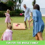 SLICK WOODY's CORNHOLE CO Coors Banquet Cornhole Set with 8 Cornhole Bags, Baltic Birch Plywood Tops for The Smoothest Flattest Playing Surface, Retractable Legs and Back Bounce Brace