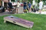 Slick Woody's Professional-Grade Corn Hole Boards - 4'x2' Solid Wood Regulation Man Cave Cornhole Toss Game with 8 Resin Filled Bags