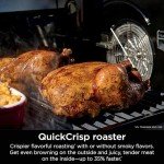 Ninja FlexFlame, Grill and Smoker, Electric and Propane Grill, Roaster, BBQ Grill, 5-in-1 Cooking System, 3 Burner, Digital Control, Outdoor Cooking, Griddle, Pizza Maker, Stainless Steel, PG301