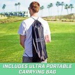 GoSports Indoor/Outdoor Ladder Toss Game Set with 6 Rubber Bolos, Carrying Case and Score Trackers