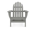 POLYWOOD AD4030GY Classic Outdoor Adirondack Chair, Slate Grey