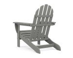 POLYWOOD AD4030GY Classic Outdoor Adirondack Chair, Slate Grey
