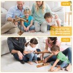 Gelabur Hook and Ring Game, Ring Toss Game for Adults, Ring Game on a String, Tabletop Games, Hook Game Ring Toss for Family, Bar, Party