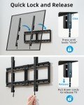 HOME VISION Fixed TV Wall Mount for Most 42"-100" Flat Curved TVs- 0.86'' Ultra Slim, Low Profile TV Mount Fits 8"-32" Studs, Heavy Duty Universal TV Bracket Mounts, Max VESA 800X600mm, Up to 200lbs