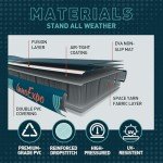 InnoExpo 11' Inflatable Stand Up Paddle Boards with Premium Accessories, Wide Stable SUP Paddle Board Design, Non-Slip Comfort Deck for Youth & Adults (Futuristic)