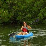 Lifetime Lotus Sit-on-Top Kayak with Paddle, Blue, 8'